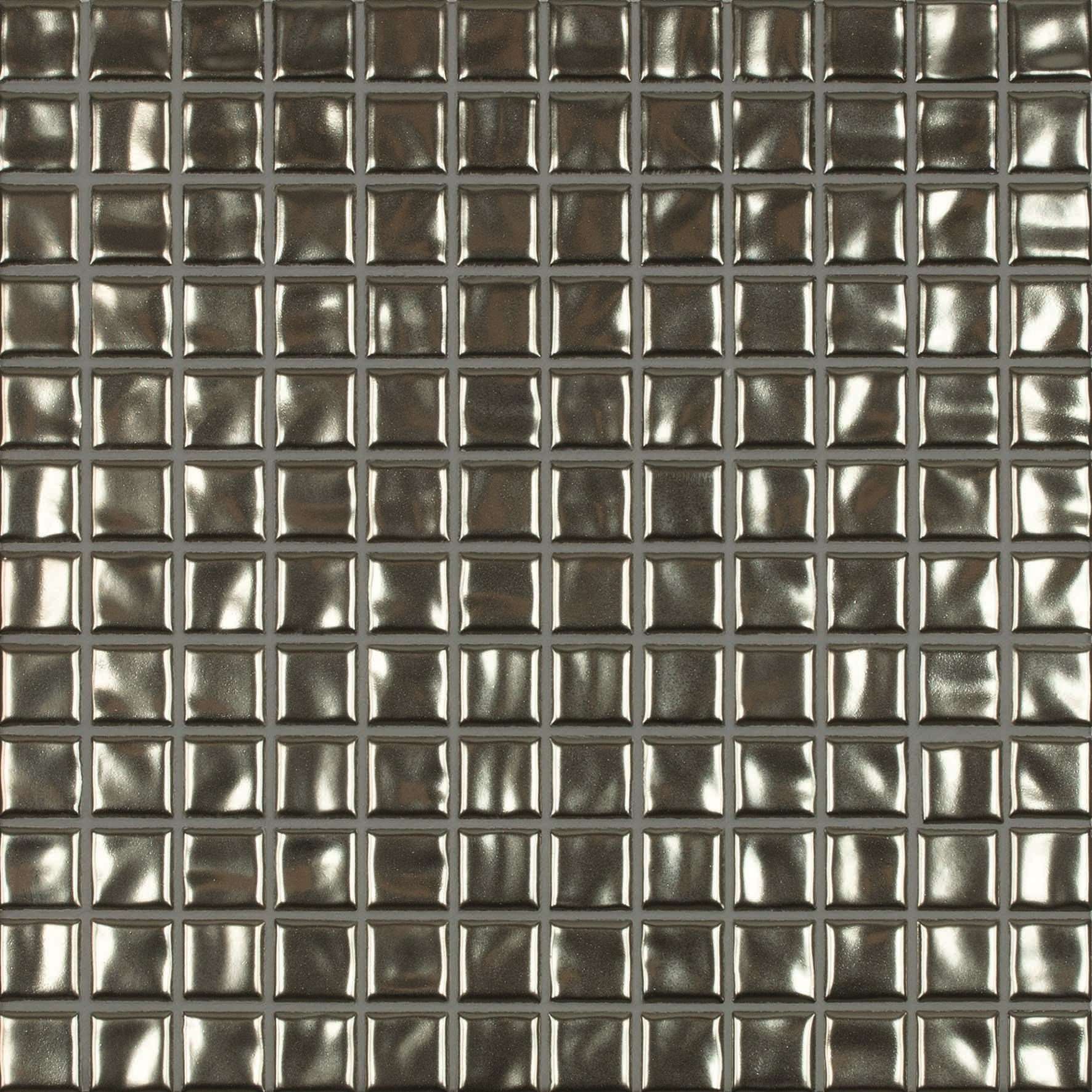 Мозаика Jasba 41928H Amano Metallic, цвет металлик, поверхность глянцевая, квадрат, 316x316