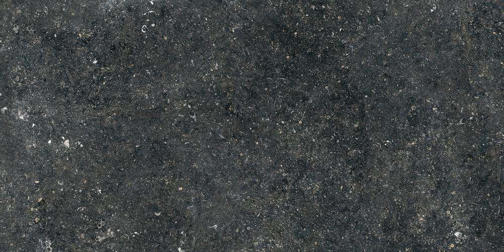 Керамогранит Floor Gres Airtech London Black Str Ret 760266, цвет чёрный тёмный, поверхность структурированная, прямоугольник, 400x800