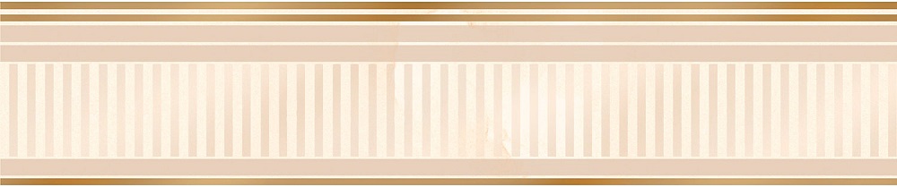Бордюры Eurotile Valentino Cen. Beige, цвет бежевый, поверхность глянцевая, прямоугольник, 50x245
