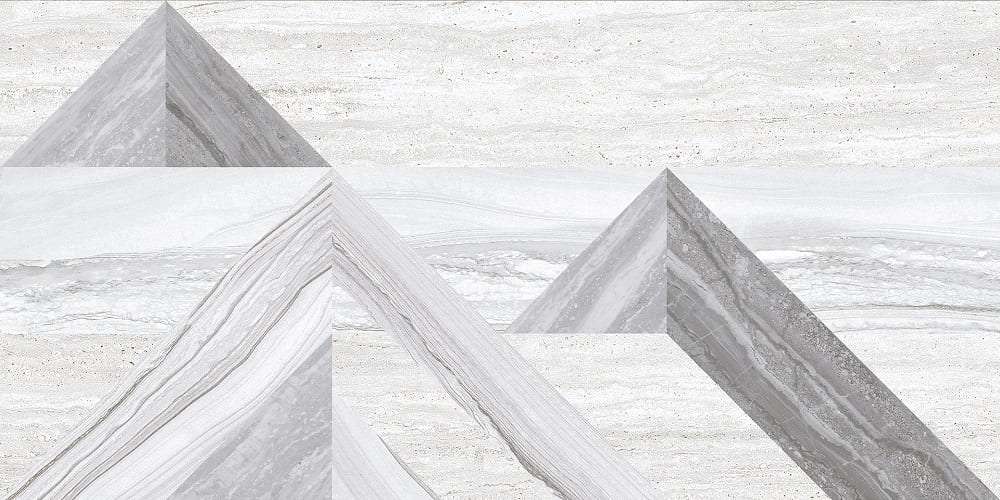 Декоративные элементы Lasselsberger Аспен 7260-0002, цвет серый, поверхность глянцевая, прямоугольник, 300x600
