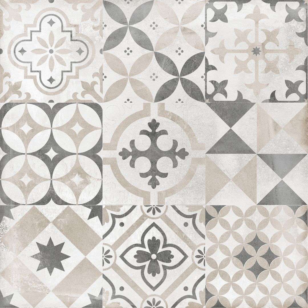 Декоративные элементы Lasselsberger Цемент Стайл 7246-0005, цвет разноцветный, поверхность матовая, квадрат, 450x450