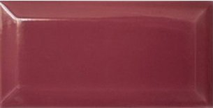 Керамическая плитка Нефрит керамика Фишер 12-01-4-07-21-47-1515, цвет бордовый, поверхность глянцевая, кабанчик, 75x150