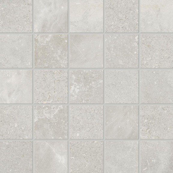 Мозаика Piemme Uniquestone Silver Mosaico 01773, цвет серый, поверхность матовая, квадрат, 300x300