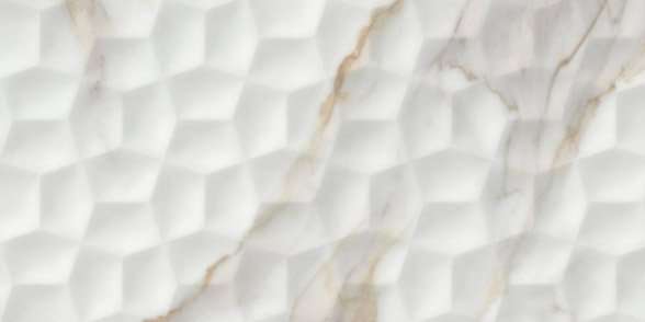 Керамогранит Grespania Calacata Modena, цвет белый, поверхность полированная, прямоугольник, 300x600