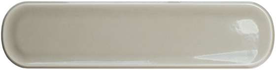 Керамическая плитка Wow Aquarelle O Mint Grey 129087, цвет серый, поверхность глянцевая, круг и овал, 75x300