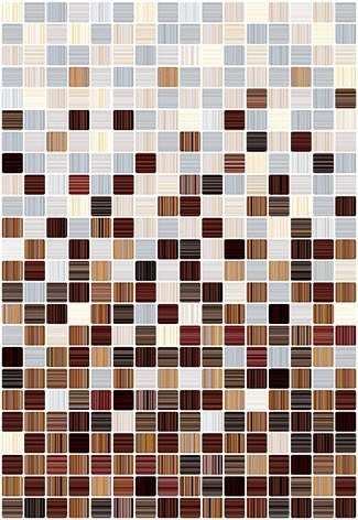 Мозаика Керамин Гламур 3С, цвет разноцветный, поверхность глянцевая, прямоугольник, 400x275