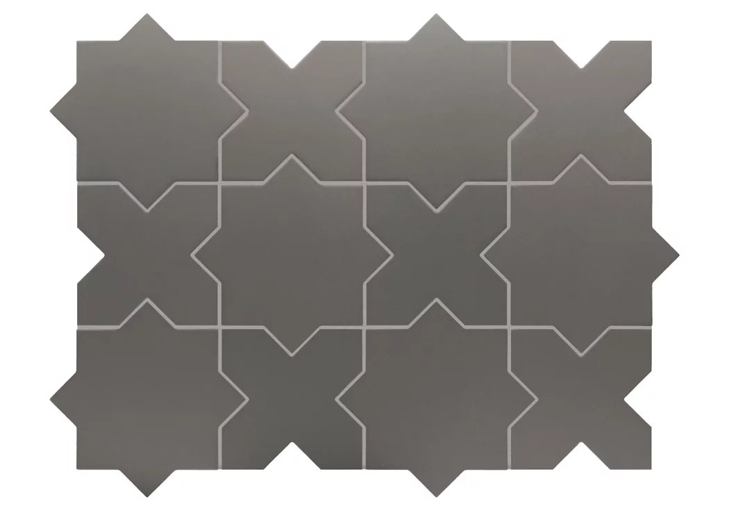 Керамогранит Equipe Porto Cross Black 30618, цвет чёрный, поверхность матовая, , 120x120