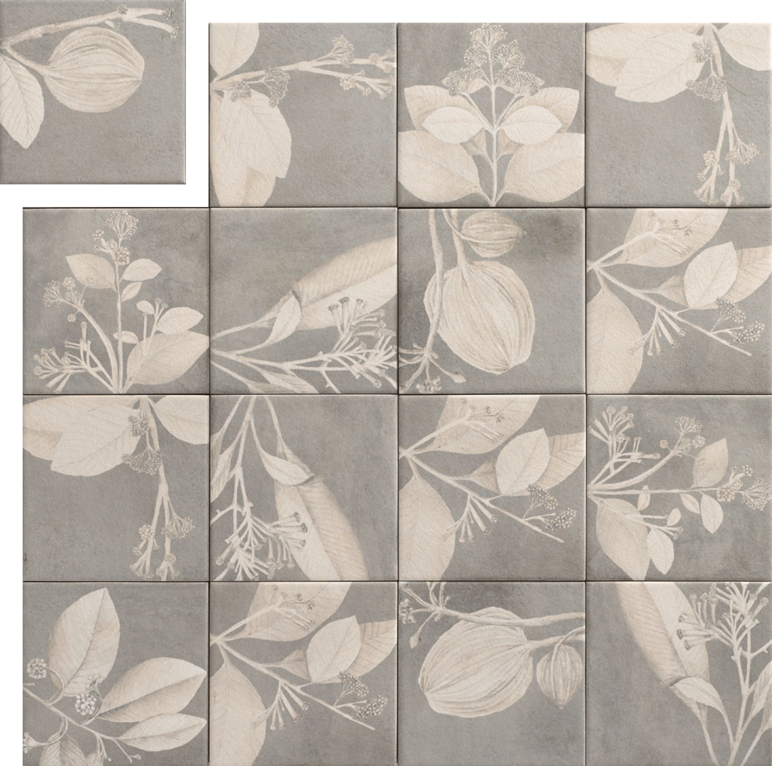 Керамогранит Mainzu Soft Kamelia Grey, цвет серый, поверхность матовая, квадрат, 150x150