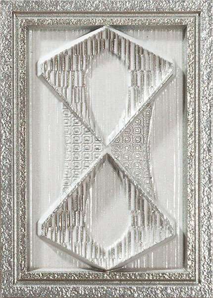 Вставки El Molino Torso Plata Medallon, цвет серый, поверхность матовая, прямоугольник, 110x80