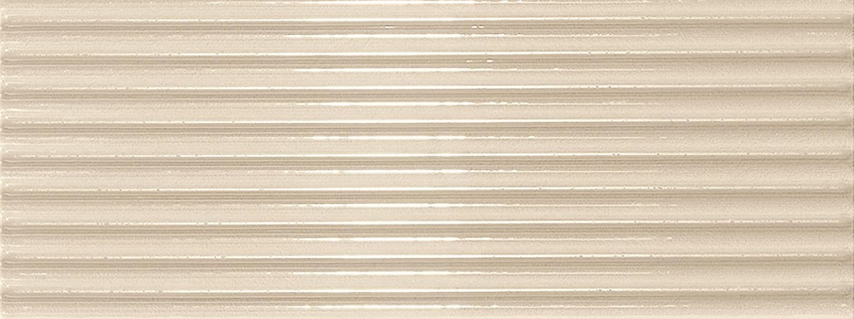 Керамическая плитка Ergon Abacus Brick Plisse Lux Corda ELHG, цвет бежевый, поверхность глянцевая рельефная, прямоугольник, 75x200