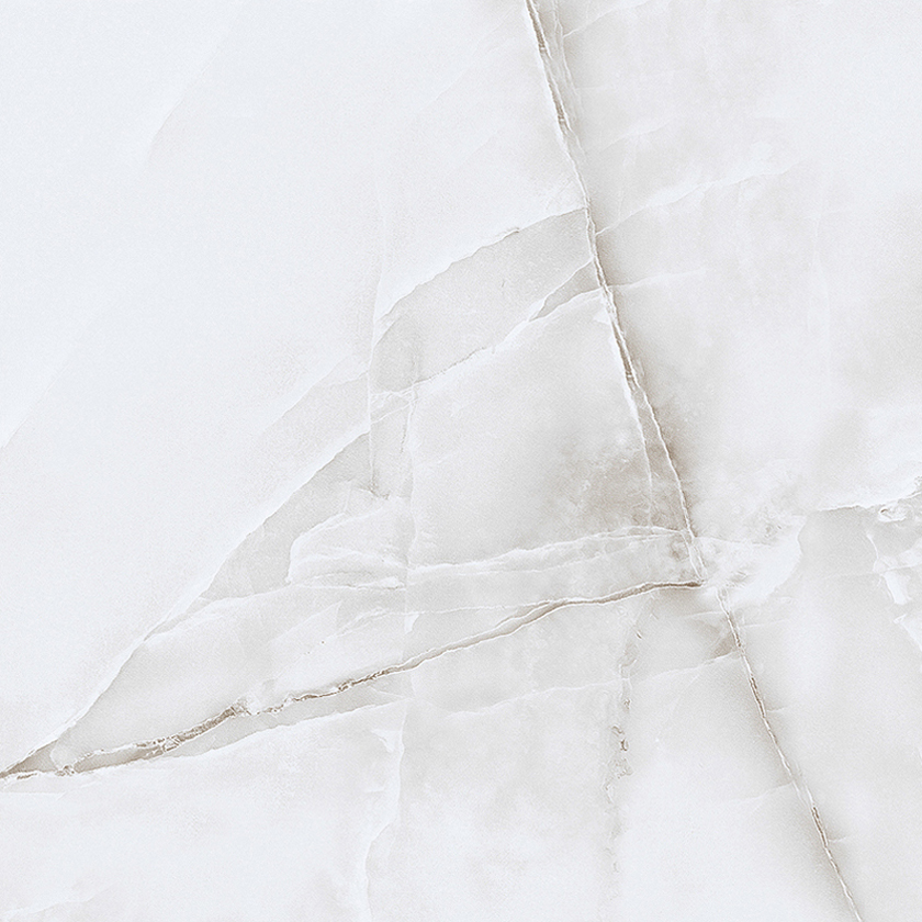 Керамогранит Absolut Gres Onix White Polished, цвет серый, поверхность полированная, квадрат, 600x600