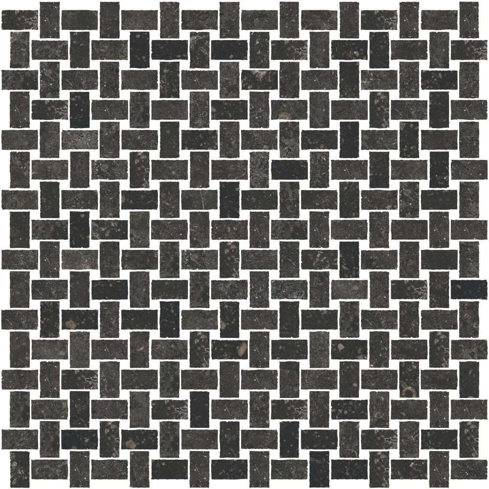Мозаика Vallelunga Petra Noire Mos Int 6000762, цвет чёрный, поверхность матовая, квадрат, 300x300