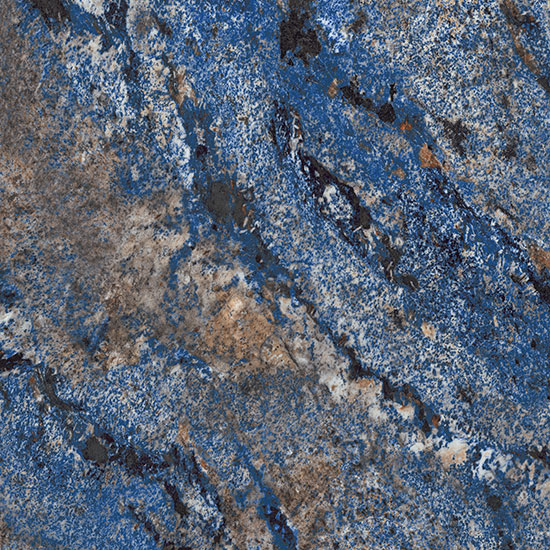 Керамогранит Fioranese Granum Blue Lev, цвет синий, поверхность полированная, квадрат, 740x740