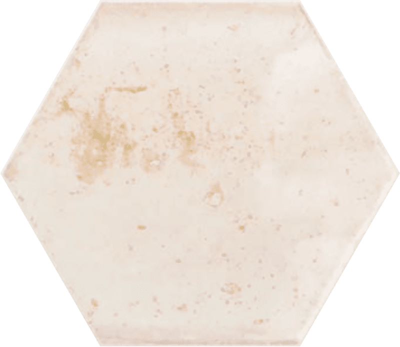 Керамическая плитка Ribesalbes Hex Rose Glossy, цвет розовый, поверхность глянцевая, шестиугольник, 150x173