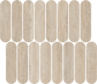 Мозаика Vives Paris Mosaico Defense Natural R10, цвет бежевый, поверхность матовая противоскользящая, прямоугольник, 270x310