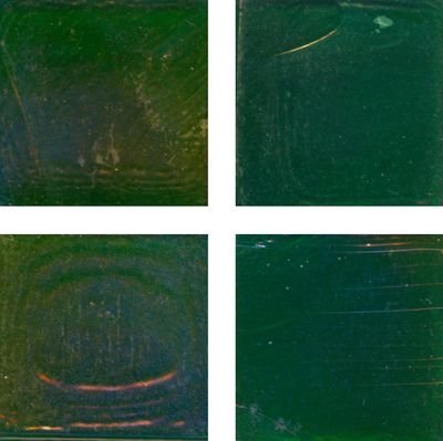 Мозаика Irida Fleur 15.R28(2), цвет зелёный, поверхность глянцевая, квадрат, 327x327