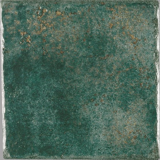 Керамогранит Cerdomus Kyrah Golden Green ZHAU, цвет зелёный, поверхность матовая, квадрат, 200x200