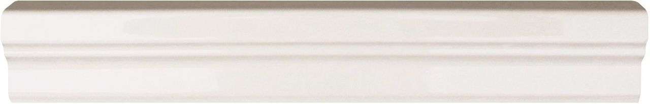 Бордюры Fap Manhattan White London, цвет белый, поверхность глянцевая, прямоугольник, 50x300