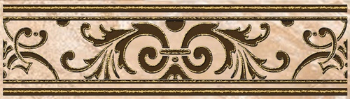 Декоративные элементы Piastrella Марми Классик Бордюр, цвет бежевый, поверхность глянцевая, прямоугольник, 57x200