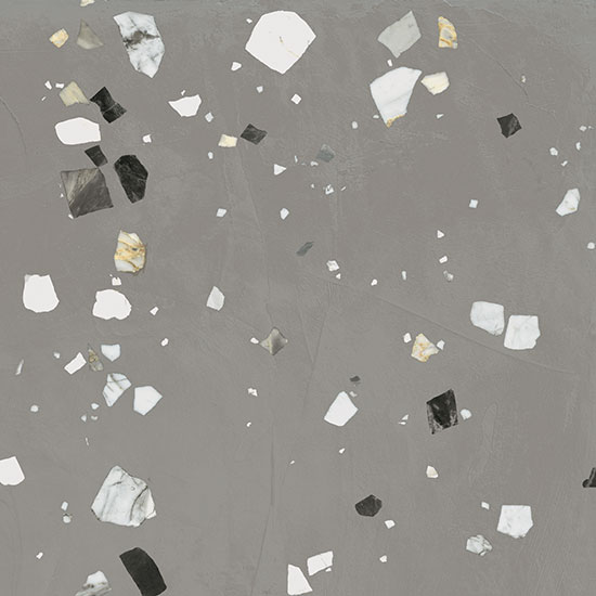 Керамогранит Fioranese Schegge Deco Cenere, цвет серый, поверхность матовая, квадрат, 900x900