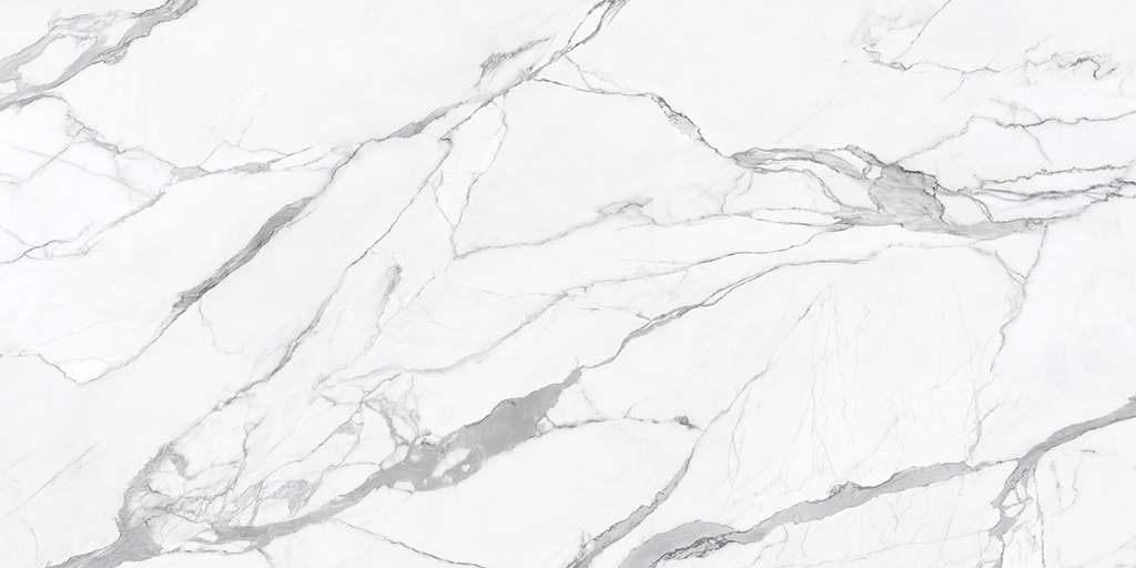 Керамогранит  Statuario Reale Lapp Rett 163107, цвет белый серый, поверхность лаппатированная, прямоугольник, 600x1200
