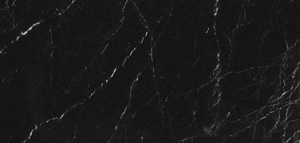 Широкоформатный керамогранит Marazzi Italy Grande Marble Look Elegant Black Lux M0ZE, цвет чёрный, поверхность полированная, прямоугольник, 1620x3240