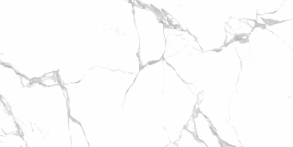 Керамогранит Realistik Emmy White Polished, цвет белый, поверхность противоскользящая, прямоугольник, 600x1200