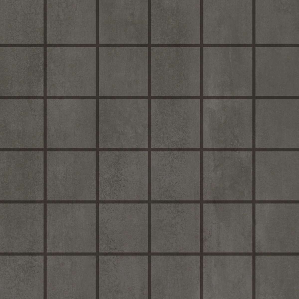 Мозаика Alfalux Materika Nero Mosaico/36 7278325, цвет чёрный, поверхность матовая, квадрат, 300x300