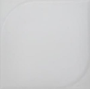 Керамическая плитка Wow Essential Leaf L White Matt 105130, цвет белый, поверхность матовая, квадрат, 250x250