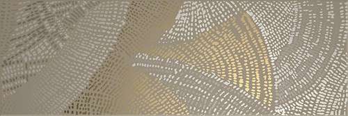 Декоративные элементы Domino Diamond Dec.Draw Olive Gold, цвет серый золотой, поверхность глянцевая, прямоугольник, 200x600