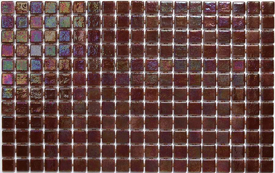 Мозаика Ezarri Iris Cobre Anti, цвет коричневый, поверхность матовая, прямоугольник, 313x495