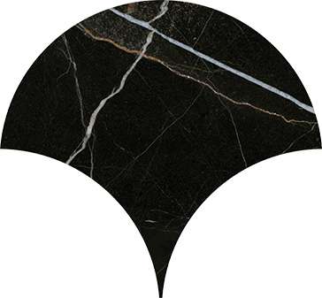 Керамогранит Vives Nikoi Tulum Macao, цвет чёрный, поверхность матовая, прямоугольник, 337x364