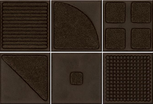 Керамическая плитка Vives Hanami Senko VIV-HAN-069, цвет коричневый, поверхность глянцевая, прямоугольник, 230x335