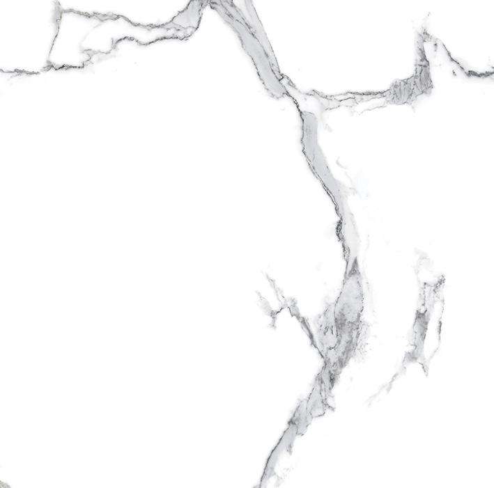 Керамогранит Laparet Statuario Crown Matt, цвет белый серый, поверхность матовая, квадрат, 600x600