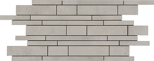 Мозаика La Fabbrica Hurban Muretto White 177331, цвет серый, поверхность матовая, прямоугольник, 300x600
