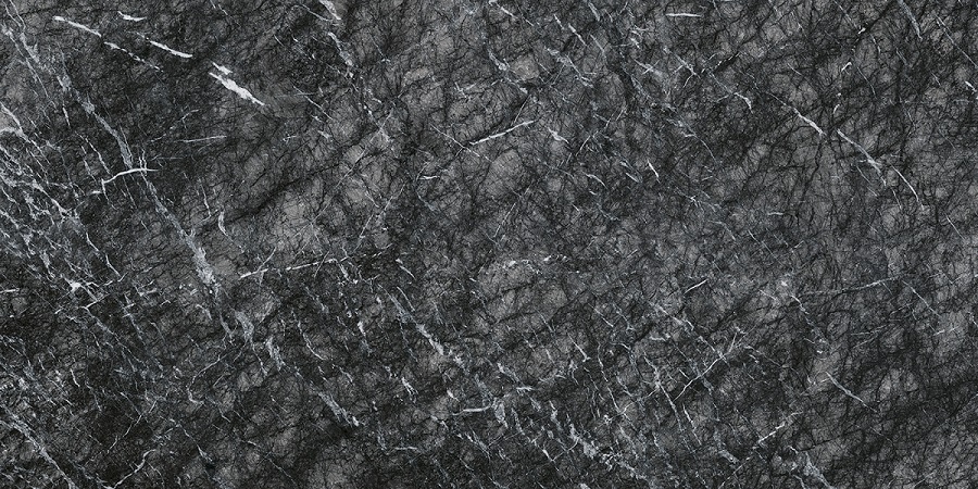 Широкоформатный керамогранит FMG Marmi Grigio Alpi Carnia Lucidato L315561MF6, цвет серый тёмный, поверхность лаппатированная, прямоугольник, 1500x3000