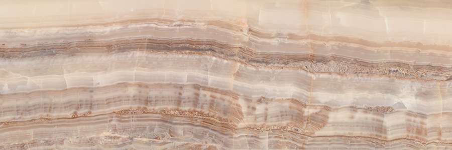 Керамическая плитка Undefasa Onice Caramel, цвет бежевый, поверхность глянцевая, прямоугольник, 250x750