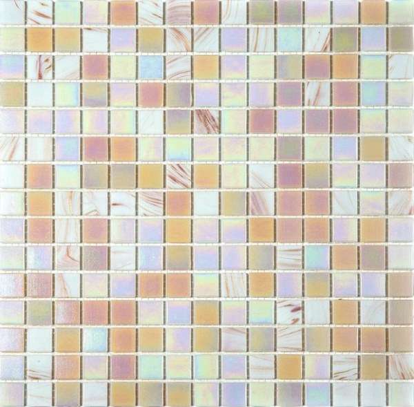 Мозаика Alma Mosaic Смеси 20 Anna(m) CNS/605-2(m), цвет слоновая кость, поверхность глянцевая, квадрат, 327x327