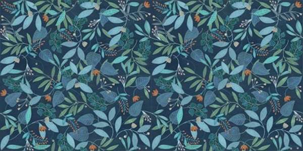 Декоративные элементы  Wallpapers Blue Forest D303960, цвет разноцветный, поверхность матовая, прямоугольник, 600x1200