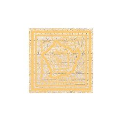 Вставки Versace Eterno Toz. Medusa Oro White 263172, цвет белый золотой, поверхность натуральная, квадрат, 67x67