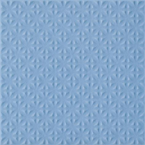 Керамогранит Paradyz Gammo Niebieski Gres Szkl. Struktura, цвет синий, поверхность структурированная, квадрат, 198x198