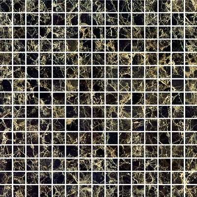 Мозаика MO.DA Attica Pro Mosaico Emperador (1,8x1,8) Lev, цвет коричневый, поверхность полированная, квадрат, 300x300