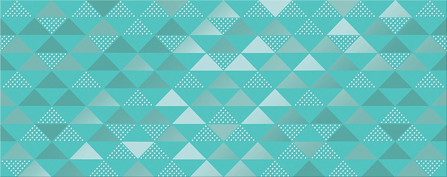 Декоративные элементы Azori Vela Tiffani Confetti, цвет бирюзовый, поверхность глянцевая, прямоугольник, 201x505