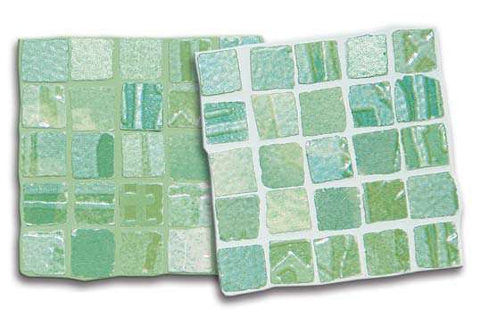 Мозаика Ker-av Mosaico Vero Nashira (1X1) KER-MV111, цвет зелёный, поверхность глянцевая, квадрат, 300x300