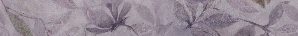 Бордюры Kerama Marazzi Магнолия 3 матовый обрезной VT\C437\11037R, цвет фиолетовый, поверхность матовая, прямоугольник, 72x300