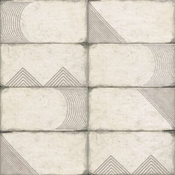 Декоративные элементы Mainzu Rivoli Alpe White, цвет белый, поверхность матовая, прямоугольник, 150x300