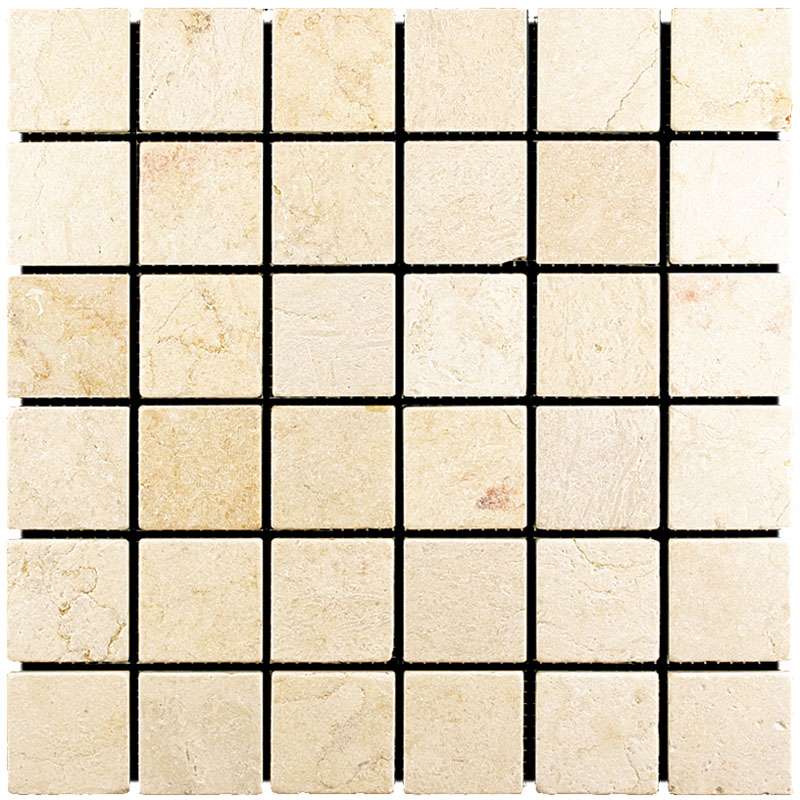 Мозаика Natural Mosaic Adriatica (4,8X4,8) 7M021-48T, цвет бежевый, поверхность матовая, квадрат, 305x305
