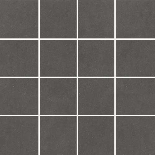 Мозаика Floor Gres Earthtech Carbon Ground Mosaico (7,5X7,5) Comfort 6mm 772408, цвет чёрный, поверхность лаппатированная, квадрат, 300x300