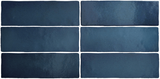 Керамическая плитка Equipe Magma Sea Blue 24964, цвет синий, поверхность матовая, прямоугольник, 65x200