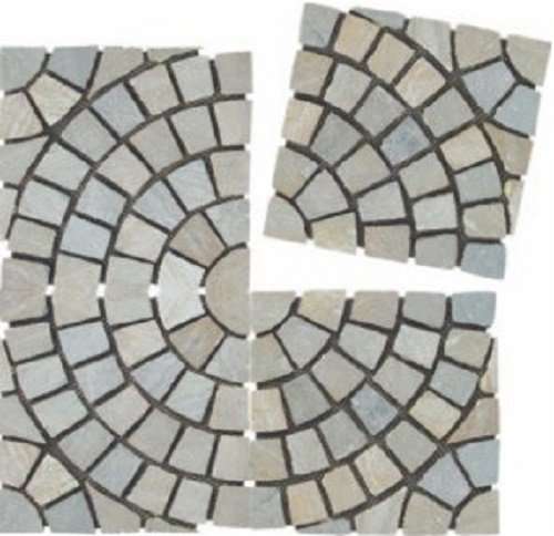 Мозаика NS Mosaic Paving PAV-102, цвет серый, поверхность матовая, квадрат, 500x500
